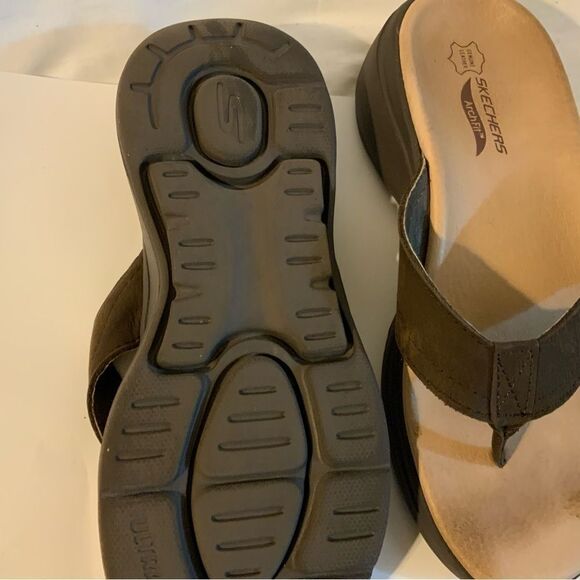 Sketchers Go Walk Sandals archfit size 6 brown - Picture 4 of 10